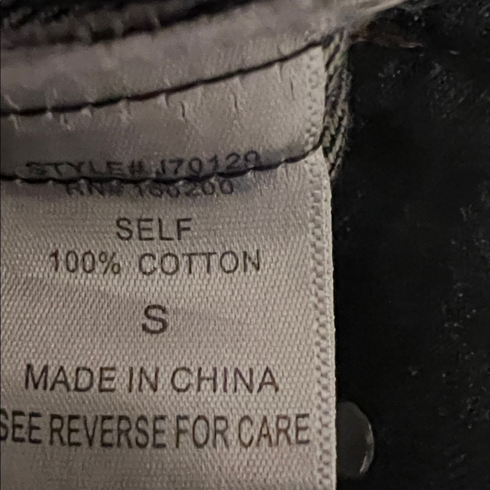 Star-Patterned Black Jean Jacket - image 3